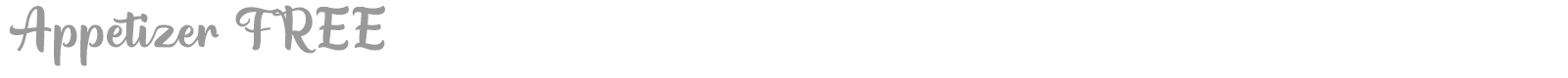 Appetizer font preview